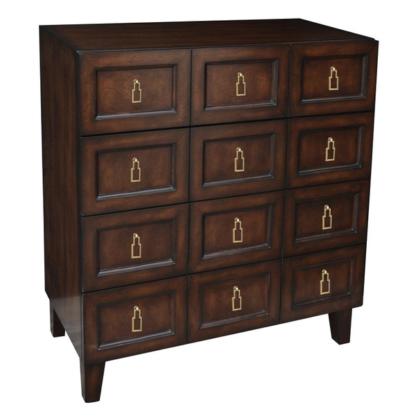 Baldwin 4 Drawer Birch Chest In Heritage Finish CVFZR1814 By Crestview