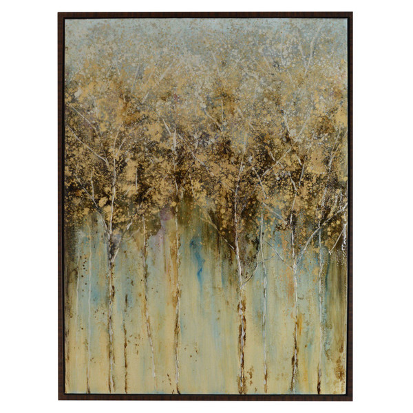 Golden Leaves Canvas CVTOP2186 By Crestview