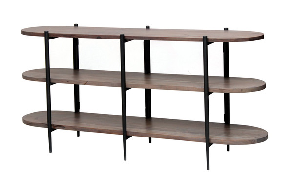 32" Wood & Metal Console Table CVFNR876 By Crestview