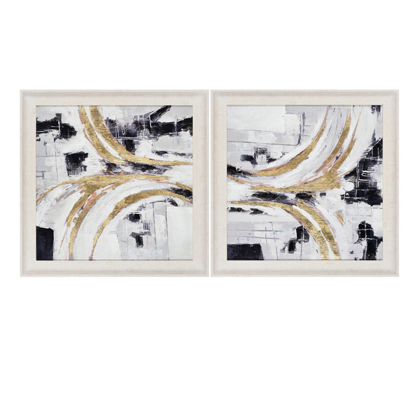 Abstract Pair Oil Painting Set Of 2, 1.48' CVTOP2519 By Crestview