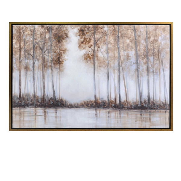 Reflecting Framed Hand Painted Canvas CVTOP2474 By Crestview