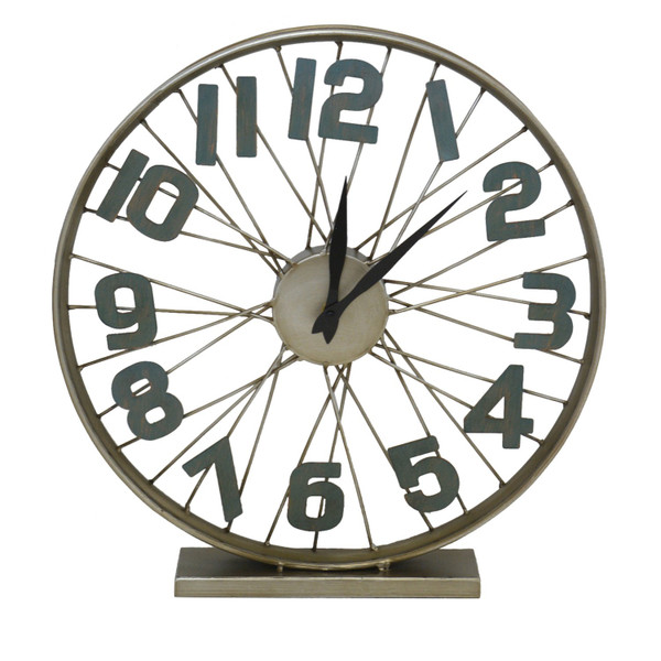 Spoken Time Metal Clock CVCKA628 By Crestview