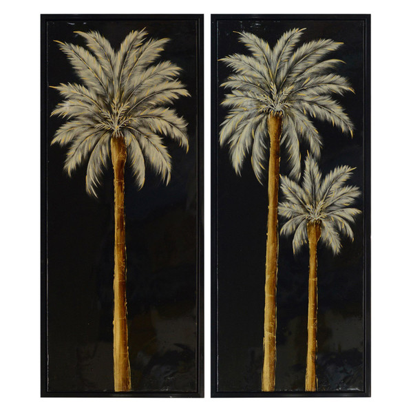 Palm Delight Wall Art (Set Of 2) Cvtop2183 By Crestview
