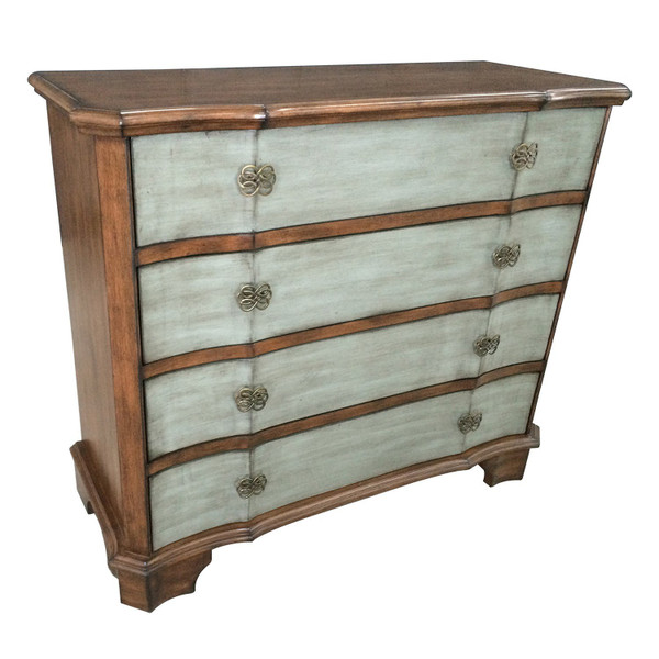 Felicity 4 Drawer 2 Tone Shaped Front Chest Cvfzr1839 By Crestview