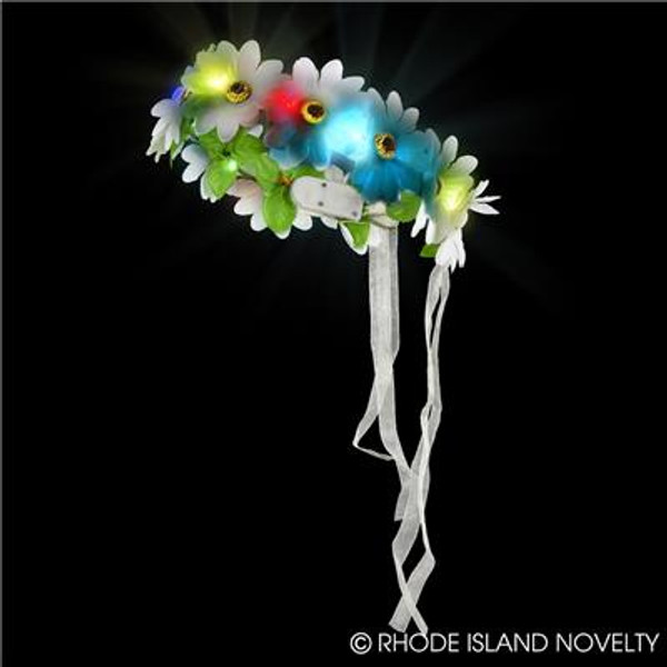 Light-Up Flower Halo BOHALFL By Rhode Island Novelty