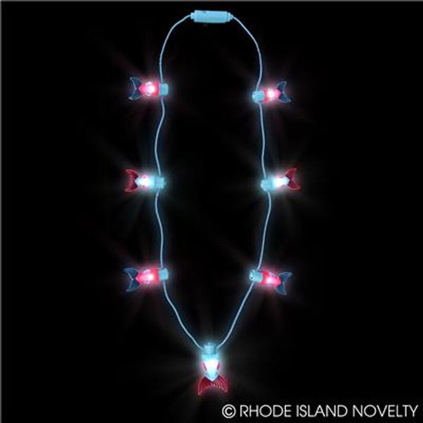 25" Light-Up Mermaid Tail Necklace GLMETNE By Rhode Island Novelty