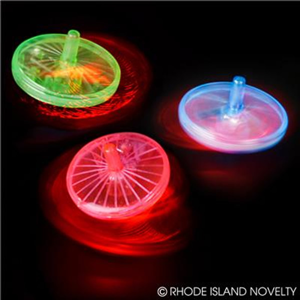 Light-Up Spin Top SLSPILE By Rhode Island Novelty