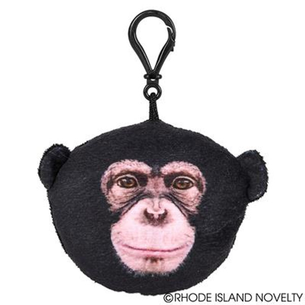4" Backpack Clip With Sound Chimpanzee APBCCHI By Rhode Island Novelty