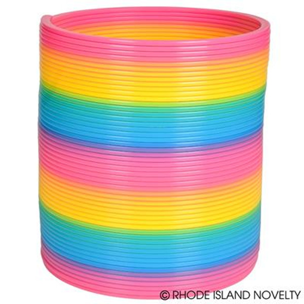 9.4" (235Mm) Jumbo Rainbow Coil Spring CSRA235 By Rhode Island Novelty