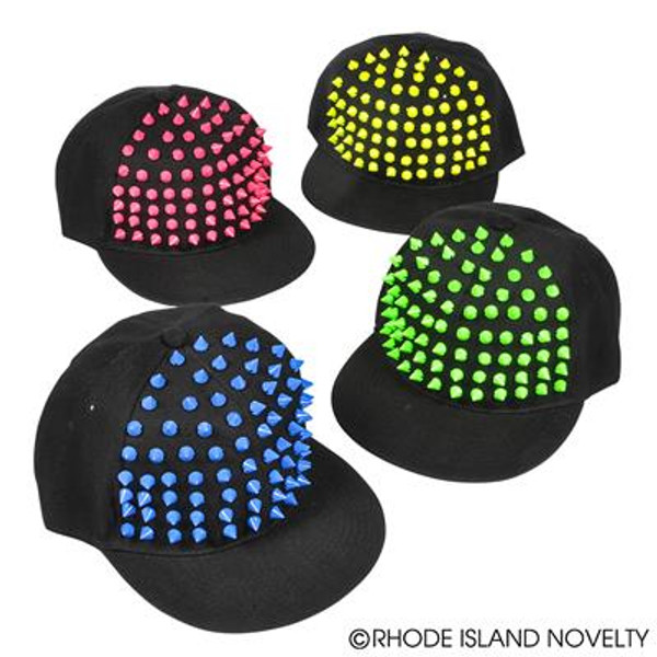 Neon Spiky Baseball Cap HASPINE By Rhode Island Novelty