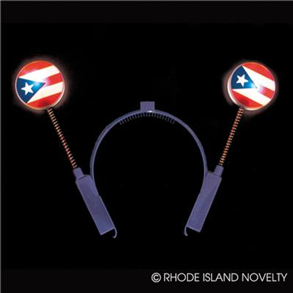 Light-Up Puerto Rican Flag Boppers BOGLPUE By Rhode Island Novelty