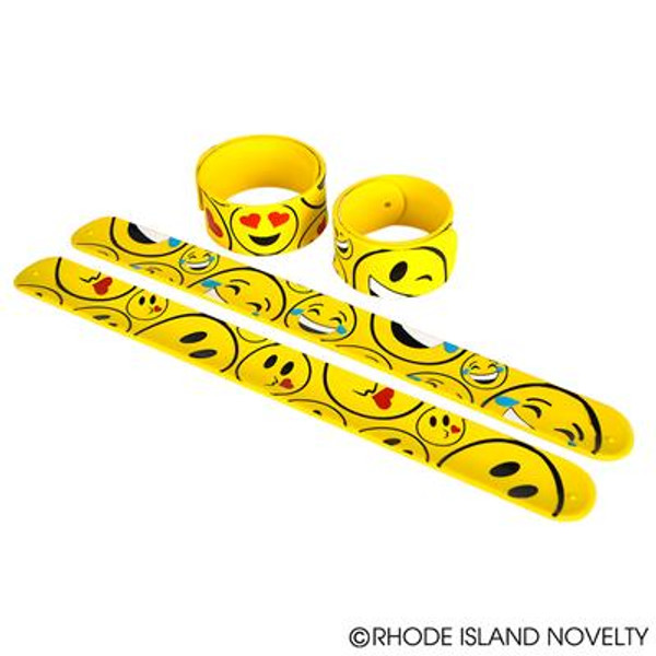 Emoticon Slap Bracelet 9" JBSLAEM By Rhode Island Novelty