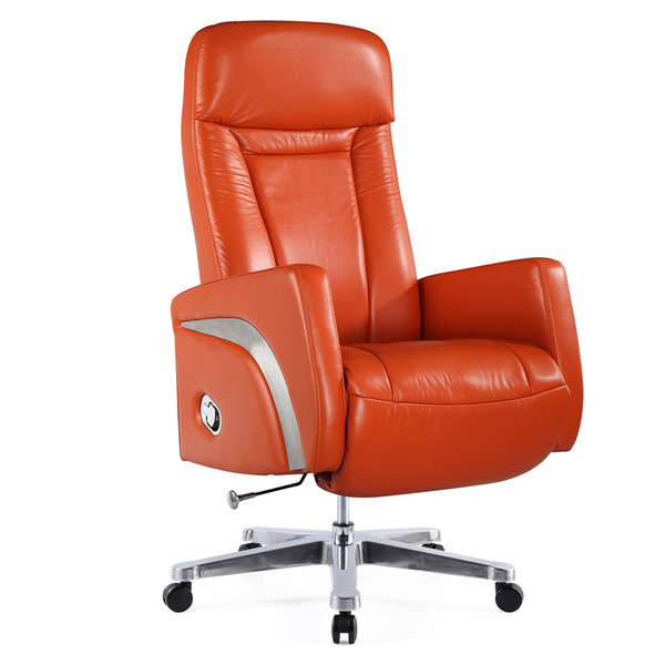 Fine Mod Imports Mason Office Chair Recliner, Orange FMI10290-ORANGE