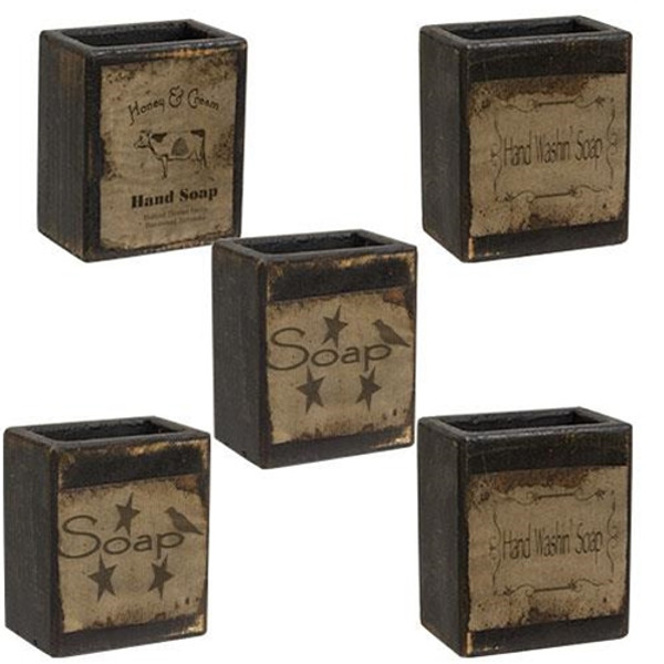 Soap Box 5 Asstd. (Pack Of 5) GBW29 By CWI Gifts