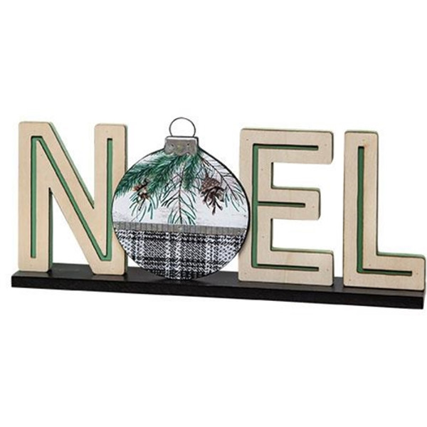 *Noel W/Ornament On Base GHY03002 By CWI Gifts