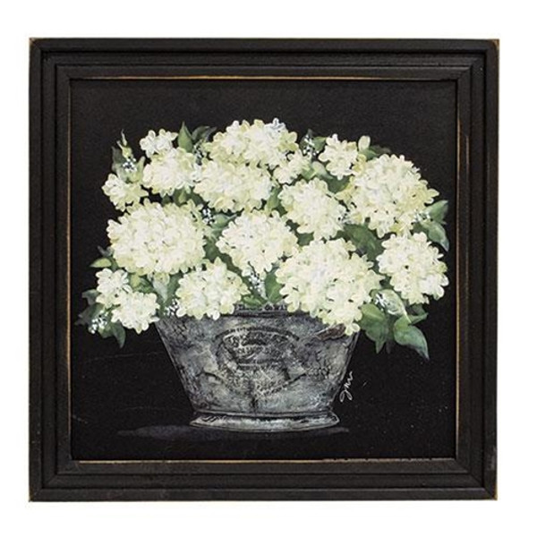 CWI Gifts GKC1911212 Flowers In Metal Basin Framed Print