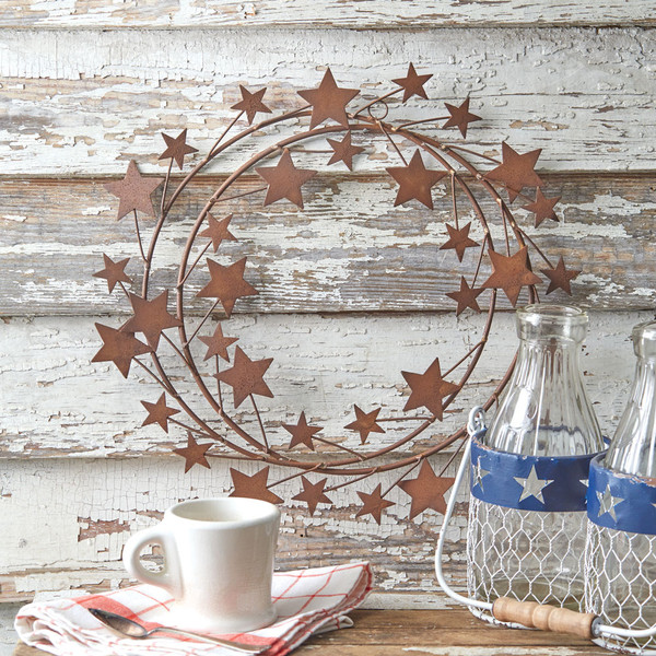 Stars Small Metal Wreath 370610 By CTW Home