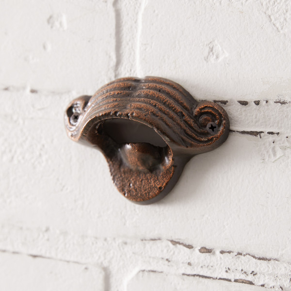 Mustache Wall Mounted Bottle Opener (Pack Of 2) 370763 By CTW Home