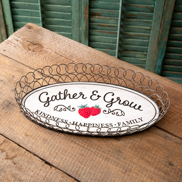 Gather & Grow Strawberry Tray 440177 By CTW Home