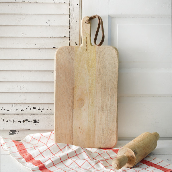 Plank Cutting Board With Leather Strap 510460 By CTW Home