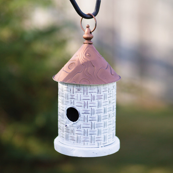 Hanging Basket Weave Pattern Birdhouse 770567 By CTW Home
