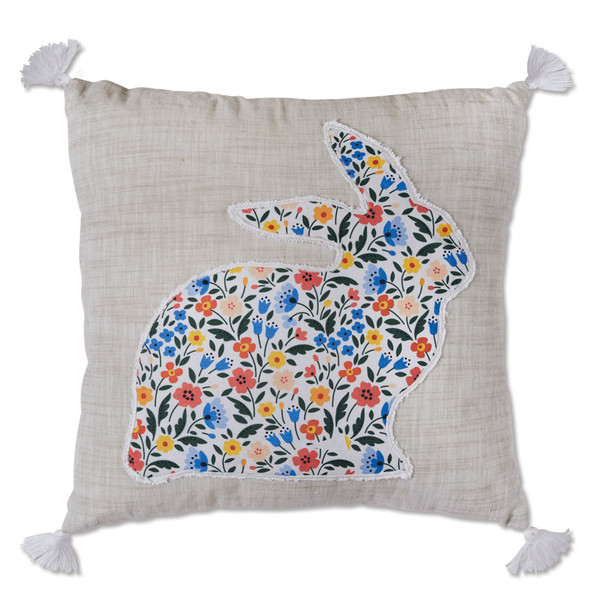 Floral Bunny Throw Pillow 780323 By CTW Home