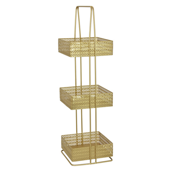 Plutus Metal Plant Stand In Gold Metal PBTH92836