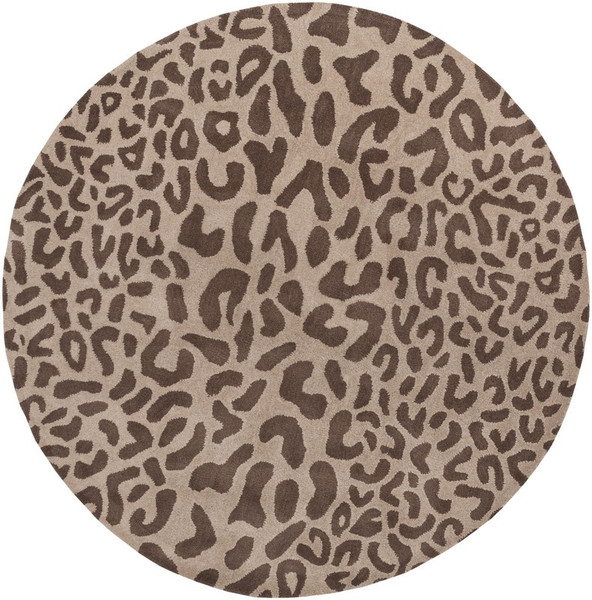 Surya Athena Hand Tufted Brown Rug ATH-5000 - 6' Round