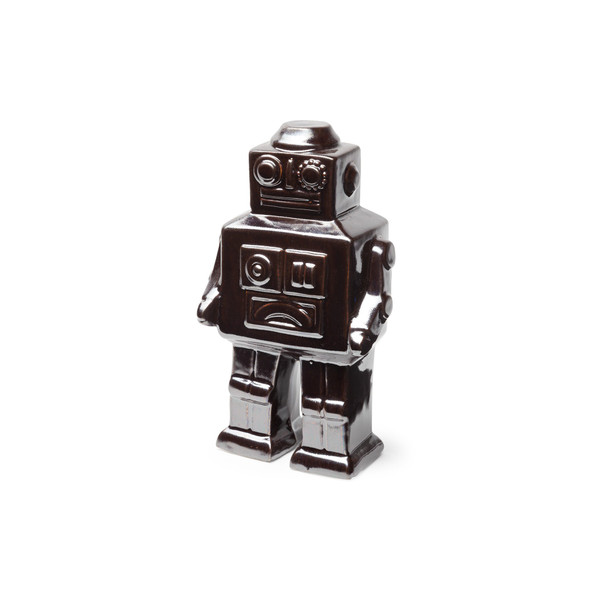 Silver Metal Robot Shaped Sculpture 392437 By Homeroots