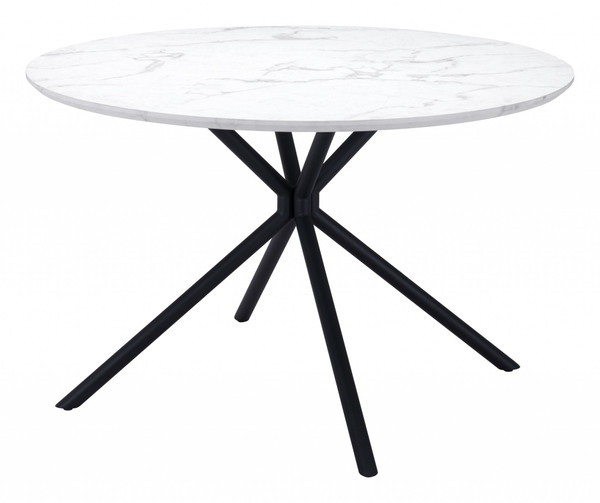 Amiens Dining Table White 394610 By Homeroots