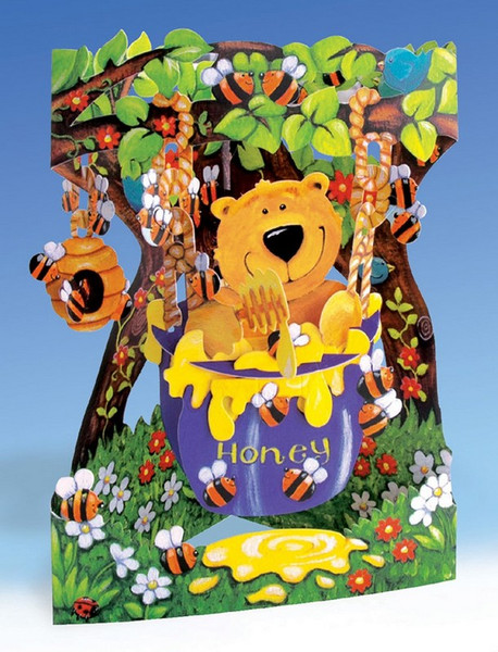 Boston International Honeybear Swing Card (Set of 6) SSC87