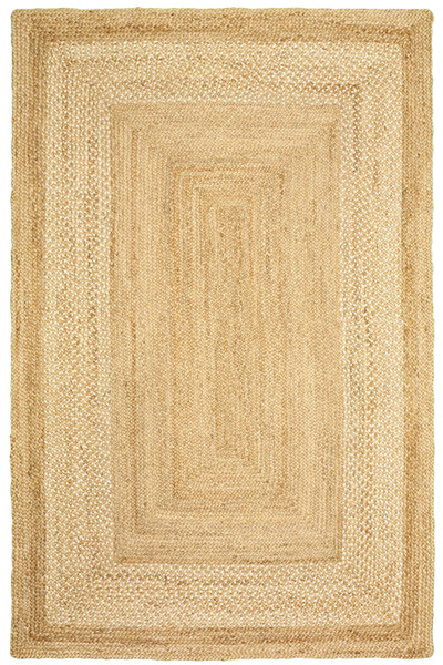 5' X 8' Classic Tan Bordered Area Rug 395564 By Homeroots