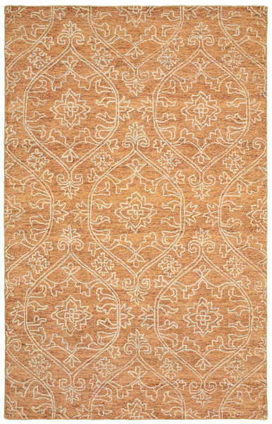 8' X 10' Rustic Floral Paradise Area Rug 395794 By Homeroots