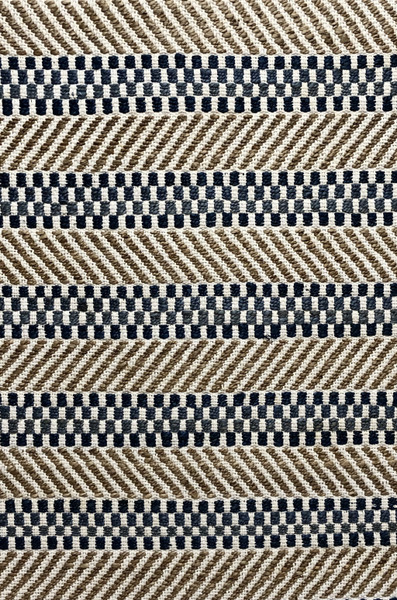 5' X 7' Brown And Navy Striped Area Rug 395999 By Homeroots