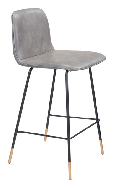 Var Counter Chair Gray 396536 By Homeroots