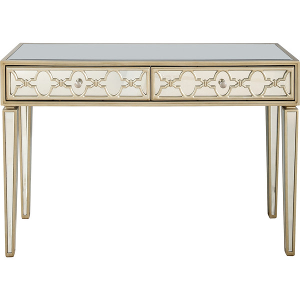 Champagne Glass Mirror Console Table 396820 By Homeroots