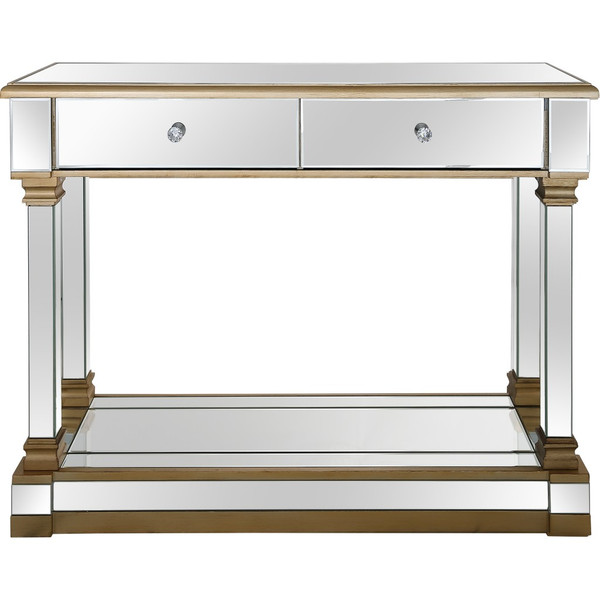 Gold Accent Console Table 396874 By Homeroots