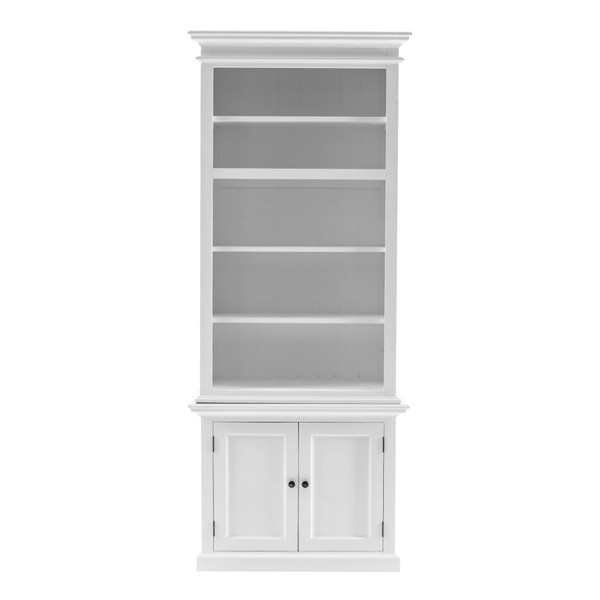 Classic White Single Bay Hutch Unit 397126 By Homeroots