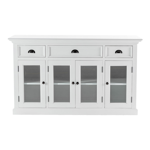 Modern Farmhouse White Buffet Server 397836 By Homeroots