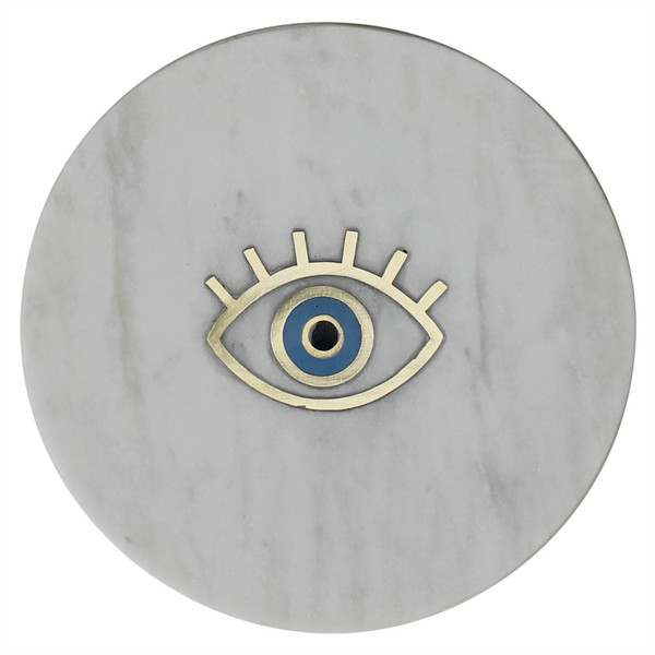 Eye Inlay Marble Serving Tray 397894 By Homeroots