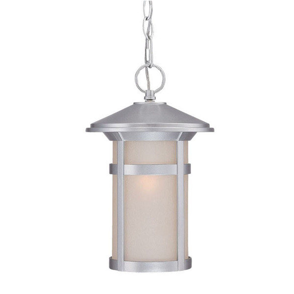 Phoenix 1-Light Brushed Silver Hanging Light 397981 By Homeroots