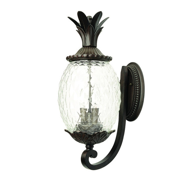 Lanai 3-Light Black Coral Wall Light 398405 By Homeroots