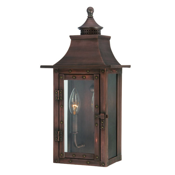 St. Charles 2-Light Acopper Patina Wall Light 398416 By Homeroots