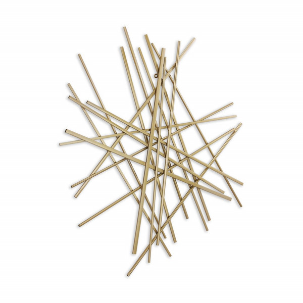 Gold Rod Abstract Wall Art 399597 By Homeroots