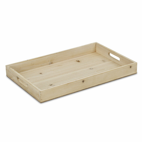 Minimalist Natural Wooden Tray 399620 By Homeroots