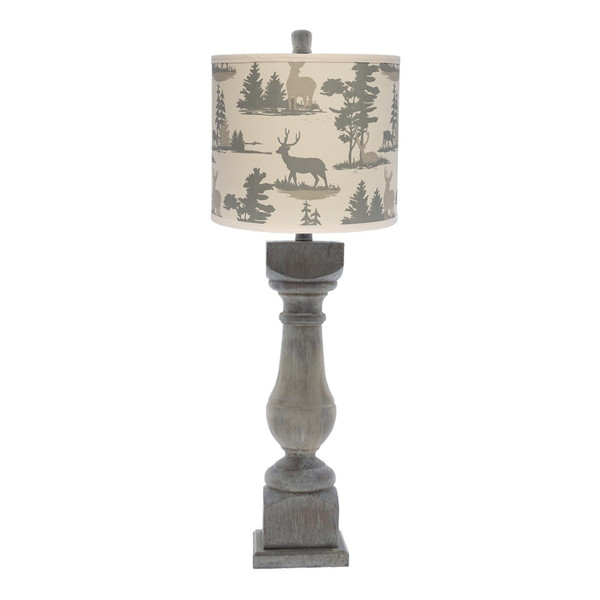 Rustic Woodland Lodge Table Lamp 401266 By Homeroots