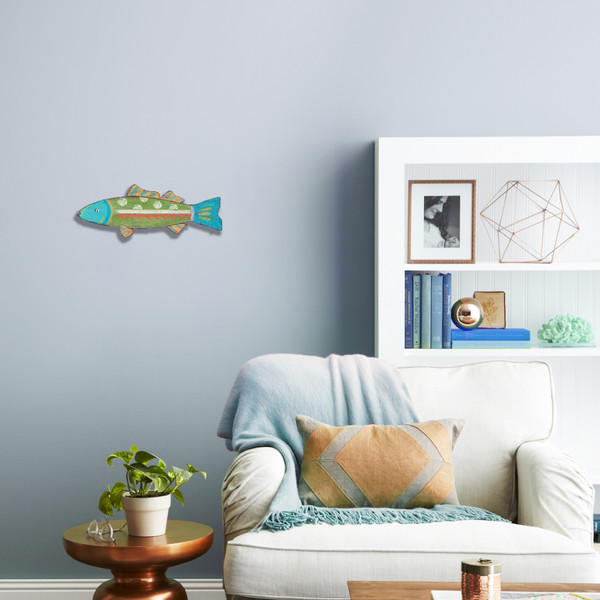 Rustic Green Whimsy The Fish Wall Art 401599 By Homeroots