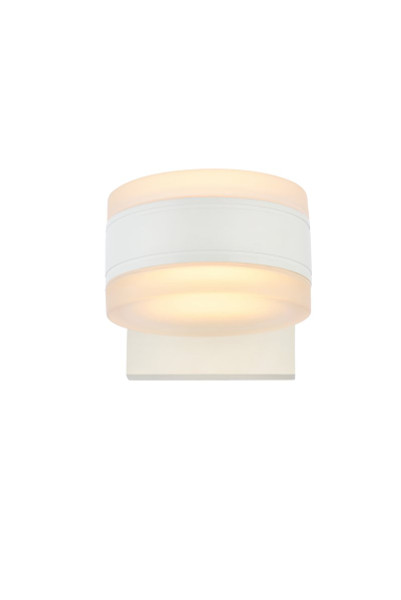 Raine Integrated Led Wall Sconce In White LDOD4012WH By Elegant Lighting