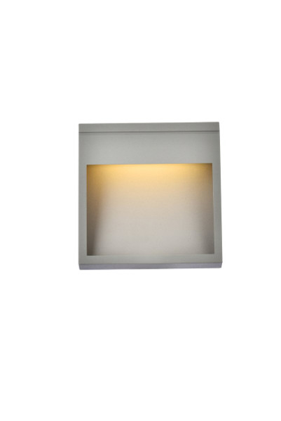 Raine Integrated Led Wall Sconce In Silver LDOD4019S By Elegant Lighting