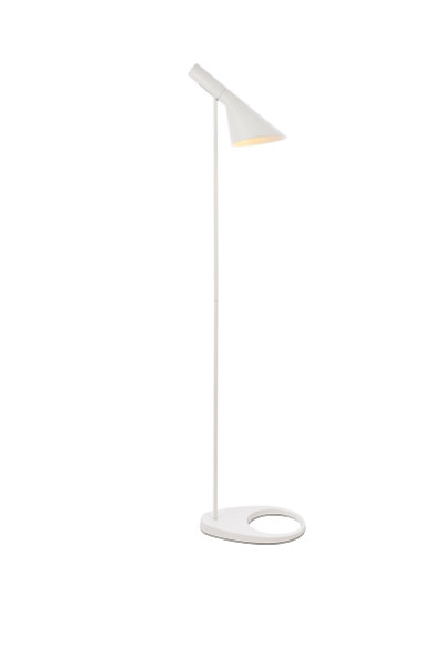 Juniper 1 Light White Floor Lamp LD2365WH By Elegant Lighting
